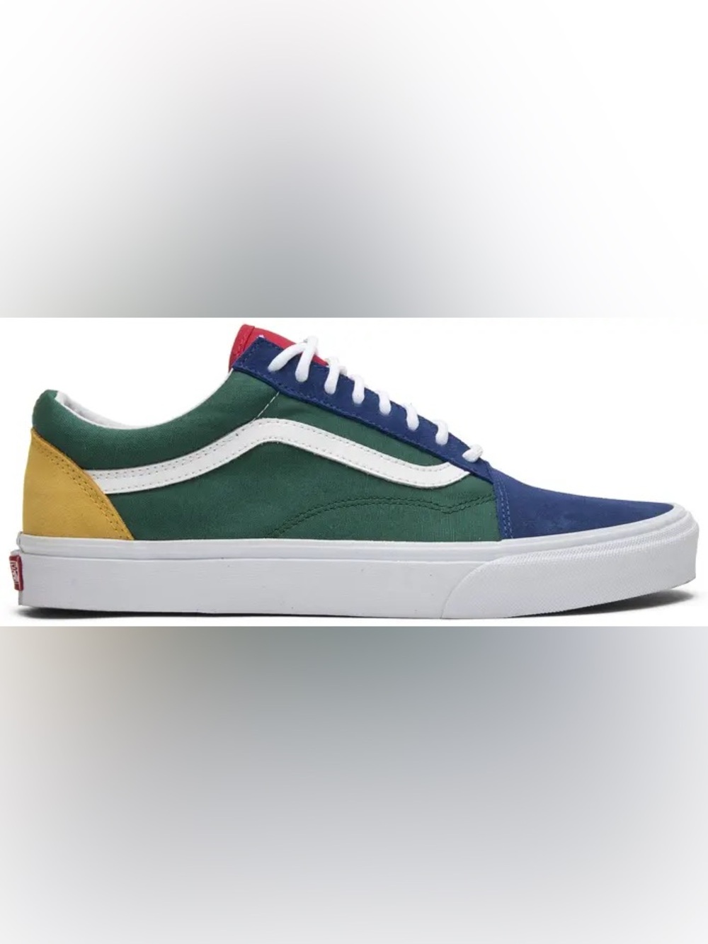 Vans Colorblock Low-Top Sneakers - Blue, Green & Yellow